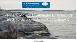 Vermarktung von EE-Anlagen au&szlig;erhalb der EEG-F&ouml;rderung - Vermarktungsaspekte - Windenergietage 2020