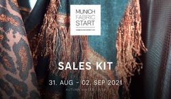SALES KIT 31. AUG - SEP 2021 - AUTUMN.WINTER 22/23 - Munich Fabric Start