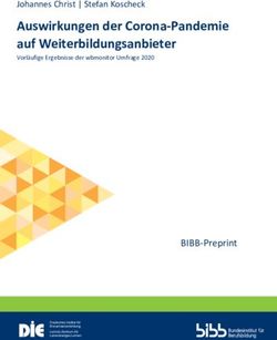 Auswirkungen der Corona-Pandemie auf Weiterbildungsanbieter - Johannes Christ | Stefan Koscheck