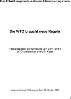 Die WTO braucht neue Regeln - Eine Entwicklungsrunde statt einer Liberalisierungsrunde