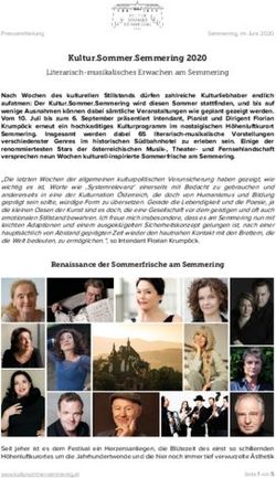 Kultur.Sommer.Semmering 2020 - Literarisch-musikalisches Erwachen am Semmering