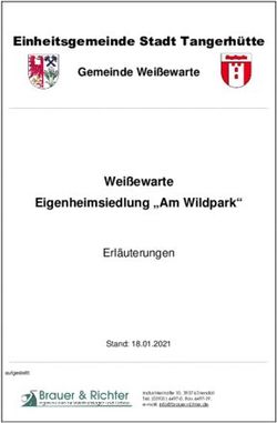 Wei&szlig;ewarte Eigenheimsiedlung "Am Wildpark" - Gemeinde Wei&szlig;ewarte - Erl&auml;uterungen - Einheitsgemeinde Stadt Tangerh&uuml;tte