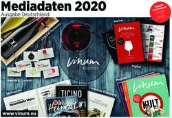 Mediadaten 2020 - www.vinum.eu - Ausgabe Deutschland
