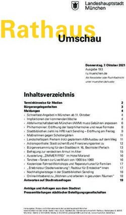 Inhaltsverzeichnis - Umschau