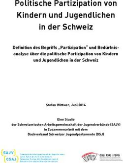 Politische Partizipation von Kindern und Jugendlichen in der Schweiz