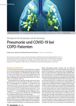 Pneumonie und COVID-19 bei COPD-Patienten - Wichtiges f&uuml;r die Akutsituation und die Nachsorge - Springer Link