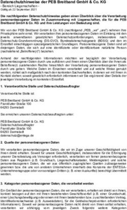 Datenschutzhinweise der PEB Breitband GmbH & Co. KG
