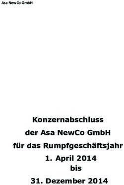 KONZERNABSCHLUSS DER ASA NEWCO GMBH FÜR DAS RUMPFGESCHÄFTSJAHR 1. APRIL 2014 BIS 31. DEZEMBER 2014 - ASA NEWCO GMBH - SCOUT24