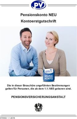 Pensionskonto NEU Kontoerstgutschrift - PENSIONSVERSICHERUNGSANSTALT Die in dieser Brosch&uuml;re angef&uuml;hrten Bestimmungen gelten f&uuml;r Personen, die ab ...