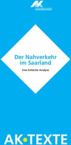 Der Nahverkehr im Saarland - Eine kritische Analyse