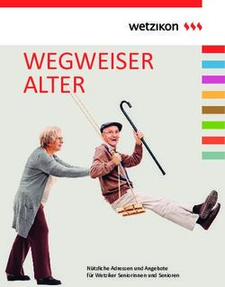 WEGWEISER ALTER - N&uuml;tzliche Adressen und Angebote f&uuml;r Wetziker Seniorinnen und Senioren - Stadt Wetzikon