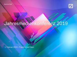 Jahresmedienkonferenz 2019 - Februar 2019 - Frankfurt am Main - DRAFT - Deutsche Bank