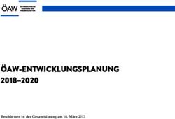 ÖAW-ENTWICKLUNGSPLANUNG - 2018-2020 Beschlossen in der Gesamtsitzung am 10. März 2017 - ÖAW