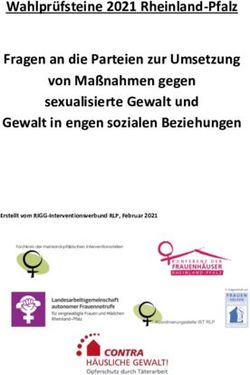 Wahlpr&uuml;fsteine 2021 Rheinland-Pfalz Fragen an die Parteien zur Umsetzung von Ma&szlig;nahmen gegen sexualisierte Gewalt und Gewalt in engen sozialen ...