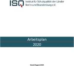 Arbeitsplan 2020 Stand August 2019 - isq-bb