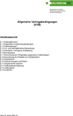 (AVB) Allgemeine Vertragsbedingungen