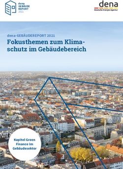 Fokusthemen zum Klima-schutz im Geb&auml;udebereich - dena-GEB&Auml;UDEREPORT 2021 - Kapitel Green Finance im Geb&auml;udesektor