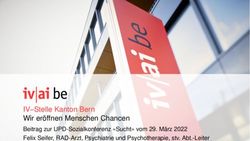 IV-Stelle Kanton Bern Wir er&ouml;ffnen Menschen Chancen - Beitrag zur UPD-Sozialkonferenz "Sucht" vom 29. M&auml;rz 2022 Felix Seifer, RAD-Arzt ...