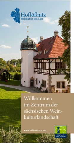 Willkommen im Zentrum der sächsischen Wein-kulturlandschaft