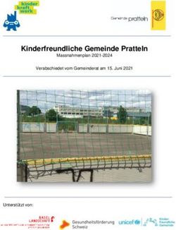 KINDERFREUNDLICHE GEMEINDE PRATTELN - KINDERKRAFTWERK