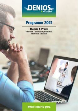 Programm 2021 Theorie & Praxis - Arbeitsschutz & Sicherheit - HANNOVER MESSE