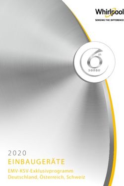 EINBAUGERÄTE EMV-KSV-Exklusivprogramm Deutschland, Österreich, Schweiz