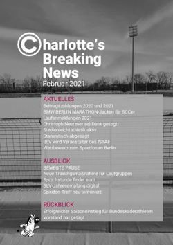 Harlotte's Breaking News - Februar 2021 AKTUELLES - Leichtathletik