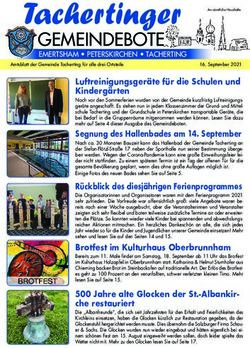 Tachertinger GEMEINDEBOTE - Gemeinde Tacherting