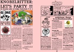 KNOBELRITTER: LET'S PARTY - Die Partyritter hoffen auf baldiges Ramba-Zamba (S. 1)