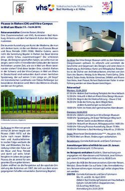 Picasso in Riehen (CH) und Vitra-Campus in Weil am Rhein (15. -16.04.2019) - Galerie Artlantis