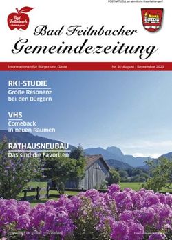 RKI-STUDIE Große Resonanz bei den Bürgern - VHS - Bad Feilnbach