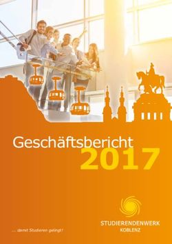 Gesch&auml;ftsbericht 2017 ... damit Studieren gelingt! - Studierendenwerk Koblenz