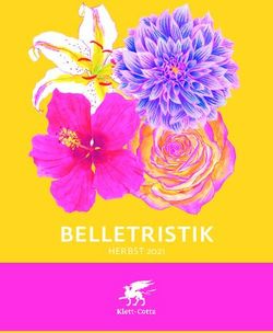 BELLETRISTIK HERBST 2021 - Klett-Cotta