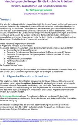 Handlungsempfehlungen f&uuml;r die kirchliche Arbeit mit