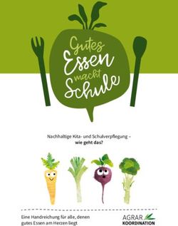 Wie geht das? Nachhaltige Kita- und Schulverpflegung- Eine Handreichung f&uuml;r alle, denen gutes Essen am Herzen liegt - Agrar Koordination