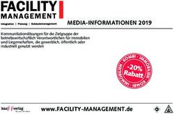 20% Rabatt MEDIA-INFORMATIONEN 2019
