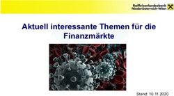 Aktuell interessante Themen f&uuml;r die Finanzm&auml;rkte - Stand: 10.11.2020 - Raiffeisen