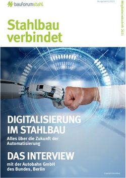 Stahlbau verbindet - DIGITALISIERUNG IM STAHLBAU DAS INTERVIEW Alles &uuml;ber die Zukunft der Automatisierung - bauforumstahl