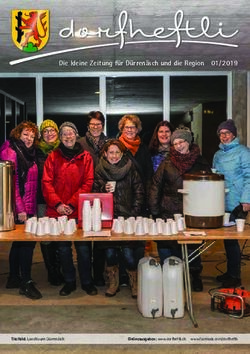 Die kleine Zeitung f&uuml;r D&uuml;rren&auml;sch und die Region 01/ 2019
