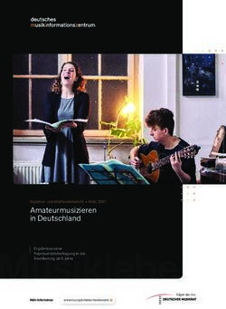 Amateurmusizieren in Deutschland - Deutsches ...