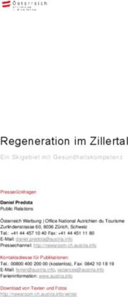 Regeneration im Zillertal - Ein Skigebiet mit Gesundheitskompetenz