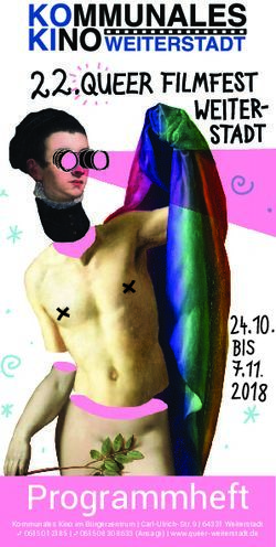 Programmheft - QUEER Filmfest Weiterstadt
