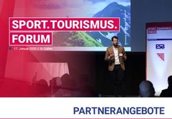 SPORT.TOURISMUS. FORUM - PARTNERANGEBOTE - sport.tourismus.forum