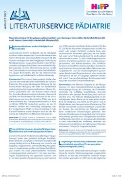 LITERATURSERVICE PÄDIATRIE - HIPP FACHKREISE