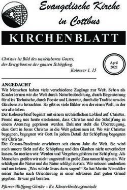 K IRCHENBLATT Evangelische Kirche in Cottbus
