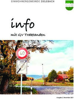 Info mit GV Traktanden - EINWOHNERGEMEINDE ZIELEBACH