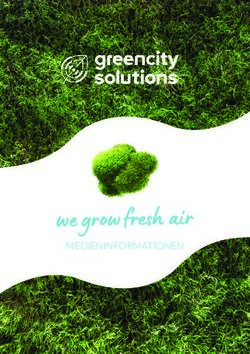 MEDIENINFORMATIONEN - Green City Solutions