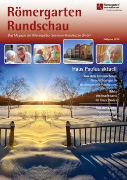 Römergarten Rundschau - Haus Paulus aktuell Aus dem Unternehmen Neueröffnungen in Geislingen und Harthausen