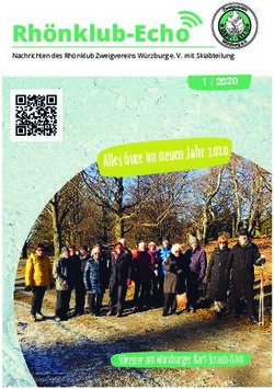 Rhönklub-Echo im neuen Jahr 2020 - Rhönklub Zweigverein Würzburg eV