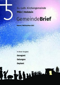GEMEINDEBRIEF EV.-LUTH. KIRCHENGEMEINDE PLÖN | HOLSTEIN - GESEGNET GELUNGEN GEPLANT - LUTH. KIRCHENGEMEINDE PLÖN